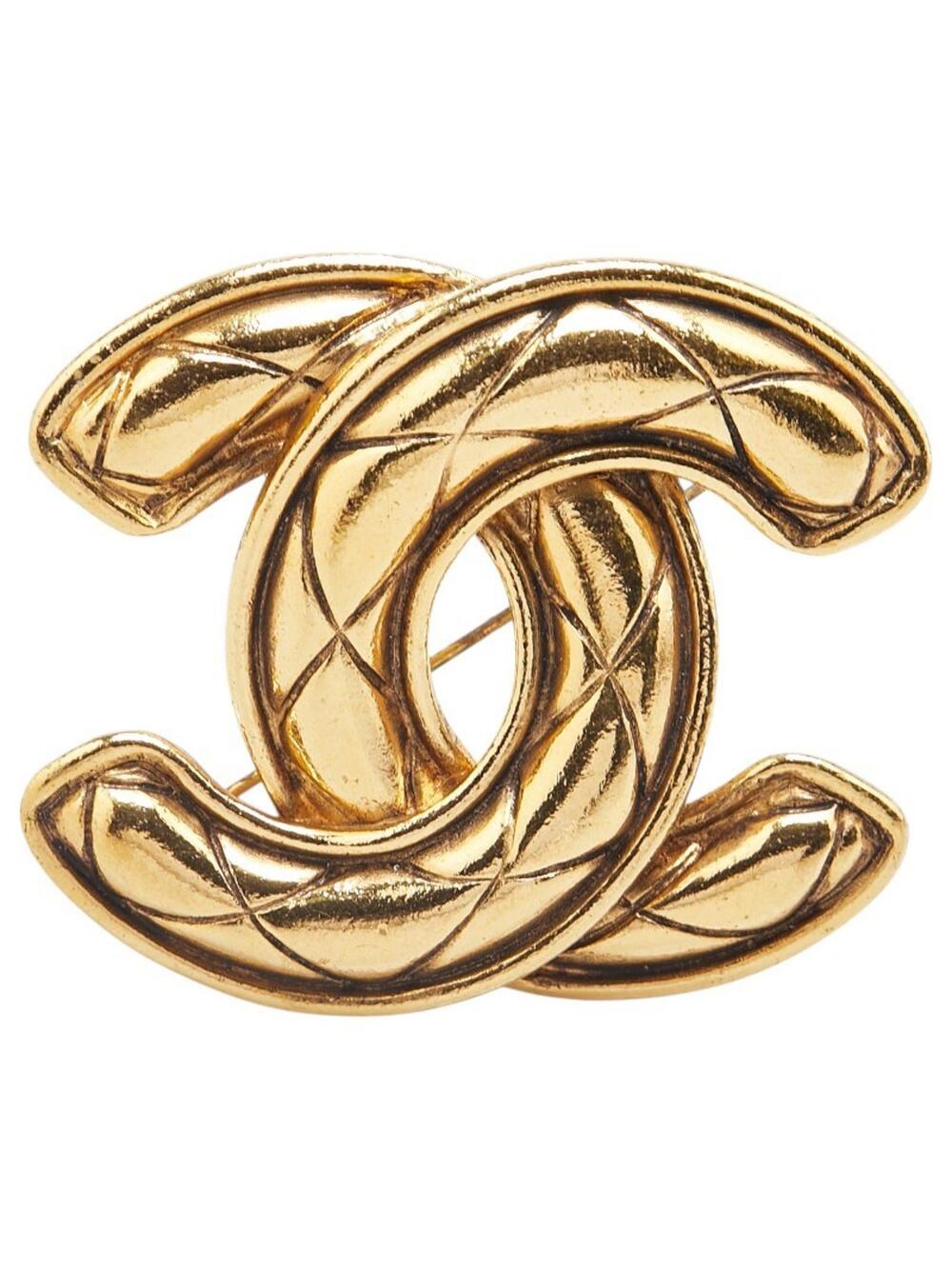 Chanel Cc Logo Brooch Metal #228837C85B